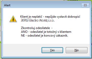 Adrese, která bude mít toto pravidlo nastavené, nepůjde v reklamacích