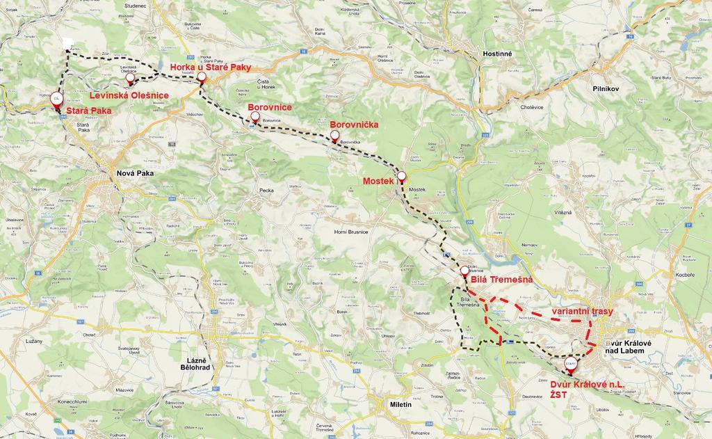 Trasa Dvůr Králové nad Labem Stará Paka= linka Z https://mapy.
