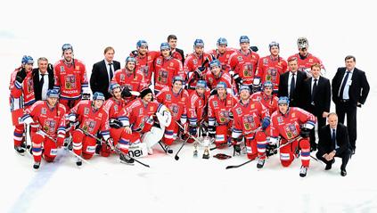 No. Surname Name Club Team Lg. Pos. Born Ht. Wt. S GP G 10 Cervenka Roman SKA St. Petersburg KHL F 10.12.85 181 91 L 78 22 12 Novotny Jiri HC Lev Prague KHL F 12.08.