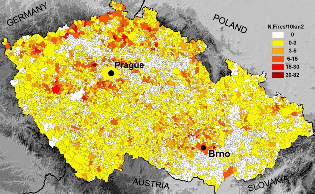 častému výskytu. Výsledkem je nedostatečná znalost požárové ekologie lokálních ekosystémů a zákonitostí výskytu požárů v krajině.