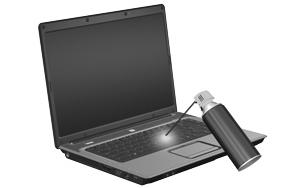 4 Čištění zařízení TouchPad a klávesnice Nečistoty a mastnota na povrchu zařízení TouchPad mohou způsobit trhaný pohyb ukazatele na obrazovce.
