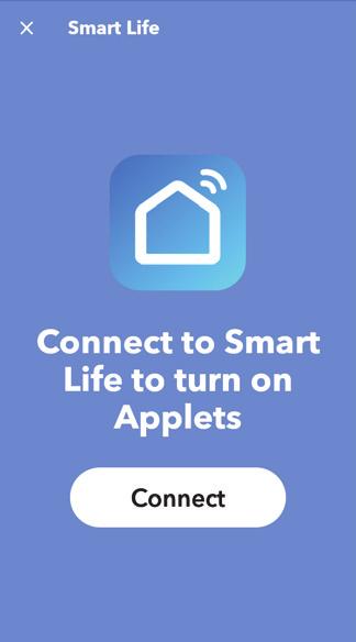 The device can be set as a trigger (this) or as an action (that). Search for Smart Life and log in with the same username and password that you use for U-Smart.