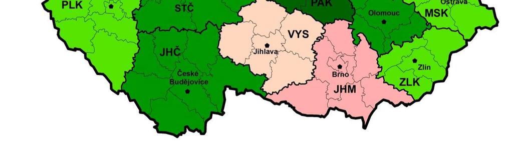 více než v ČR). V rámci ostatních odvětví dosahuje úroveň koncentrace výrazně nižších hodnot, podobně jako v ČR.
