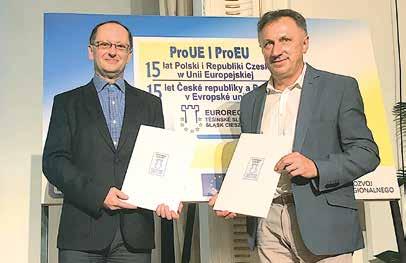 Za nejlepší strategický projekt Těš se Těšínem Zahrada dvou břehů si odnesl ocenění Český Těšín. Hlavním kritériem nebylo množství proinvestovaných prostředků, ale použitá strategie.