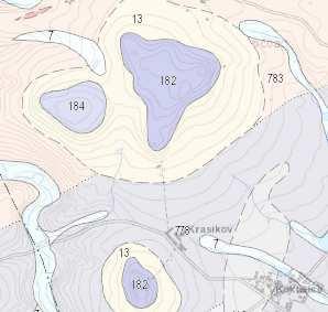 2.1.2 Geologická a geomorfologická charakteristika Zkoumané lokality patří do provincie Česká Vysočina, oblasti Plaská pahorkatina, celku Tachovská vrchovina a v rámci Stříbrské pahorkatiny náleží do