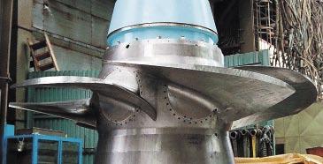 Information about the holding / Informace o holdingu Large Hydro the quality of our products comes from more than hundred years specialization in the field of water turbines and hydromechanical