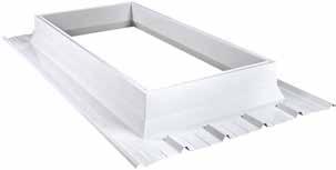 6 MANŽETY Manžeta s vlnitým profilem 5 Laminátové manžety, kruhové 30 cm Laminát: Hodnota U c.0 W/m 2 K Hodnota U up.0 W/m 2 K Hliník: Hodnota U c 0.9 W/m 2 K Hodnota U up 3.