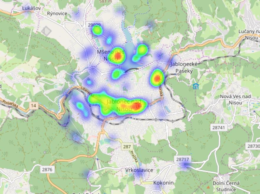 Vzhledem k tomu, že nový informační systém MP Manager umožňuje veškeré události, přestupky či jiné správní delikty a trestné činy lokalizovat dle GPS polohy do mapových podkladů, můžeme tvořit mapy