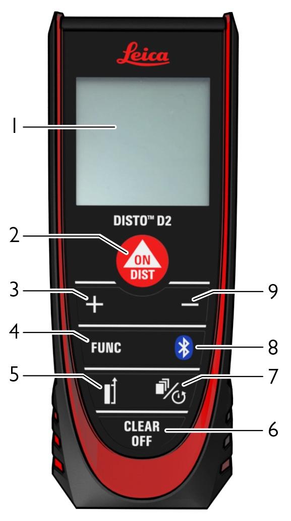 Přehled Pře h le d Leica DISTO je laserový dálkoměr pracující s laserem třídy 2. Viz kapitola Technické údaje, kde je uveden rozsah použití.