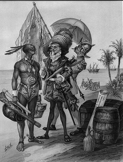 Discovery of America 1492 Christopher Columbus ( sponsored by Spain ) discovered America - wanted to discover a new way to India The first explorations and conquests Spanish, Portuguese Hernan Cortez
