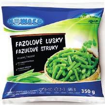 1 kg/179, Kč Fazolové lusky 350 g