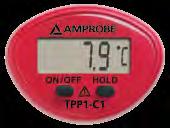 .. +250 C 1 C ±(3 % odečet + 1 C Změna teploty / doba odezvy > 5 K/s sondy TPP1-C1 128 mm x Ø 3,8 mm TPP2-C1 125 mm x Ø 13,7 mm (trubice Ø 3,8