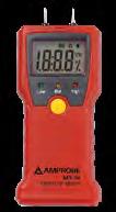 měřením vlhkosti dřeva a stavebních materiálů Přepínání měření teploty v C nebo F Podsvícení Automatické vypnutí Displej LCD, 3½ číslice a 3 LED Měření