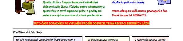 Dotazník