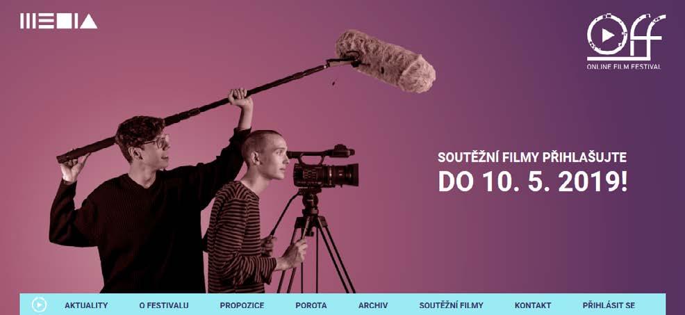 nové stránky off poděbrady 2019 Na tvorbě se podíleli naši pedagogové a studenti Multimediální tvorby.