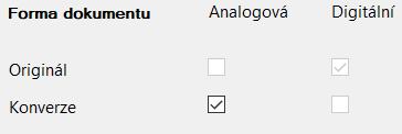 Digitální dokumenty je nutné nejpozději při skartačním řízením převést do výstupních datových formátů a proto se u nich provádí kontrola formátů.