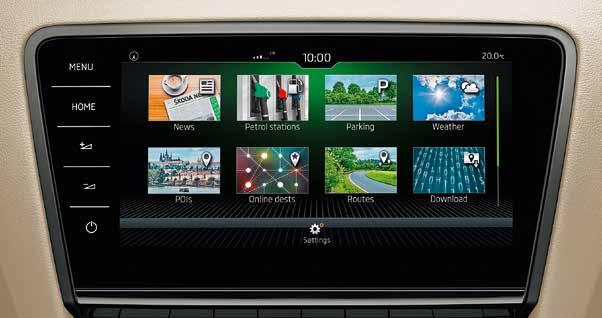 Služby ŠKODA CONNECT jsou Vaší branou do světa neomezených možností komunikace.