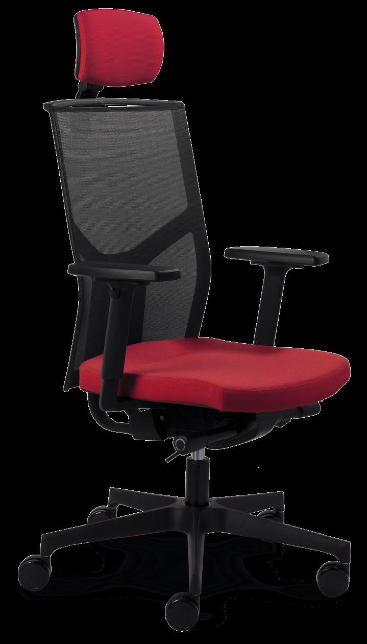 Prime MESH PRIME MESH je moderní kancelářská židle s vyváženou ergonomií. Záda s vysoce odolnou a prodyšnou síťovinou je možné doplnit o nastavitelnou opěrku hlavy.