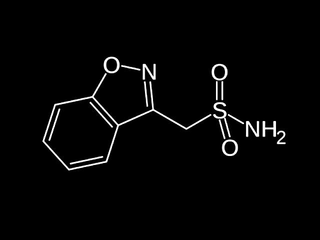 3.6.3.6 Zonisamid Zonisamid, ZON, 1,2-benzisoxazol-3-methansulfonamid (Obr. 21) je od roku 2008 k dispozici pro pacienty v ČR k přídatné terapii parciálních záchvatů (Brázdil a Doležal, 2008). Obr.