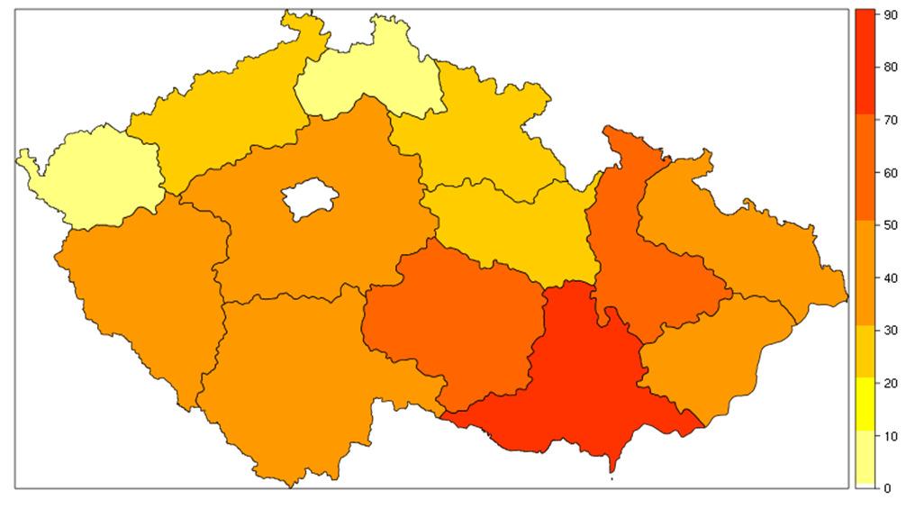 Výskyt fuzáriových mykotoxinů v ČR ZVÚ Kroměříž a systematicky sleduje mykotoxiny od roku 2005 - pšenice: DON, ZEA, NIV - ječmen: DON, ZEA, NIV - žito: DON