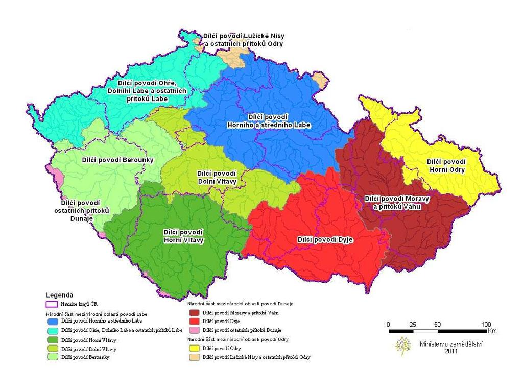 Zpráva o hodnocení jakosti povrchových vod v dílčím povodí