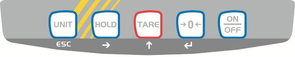 3.3 Klávesnice Tlačítko Označení Popis funkce Tlačítko UNIT Přepínání jednotek váhy. Opuštění menu, návrat do režimu vážení.