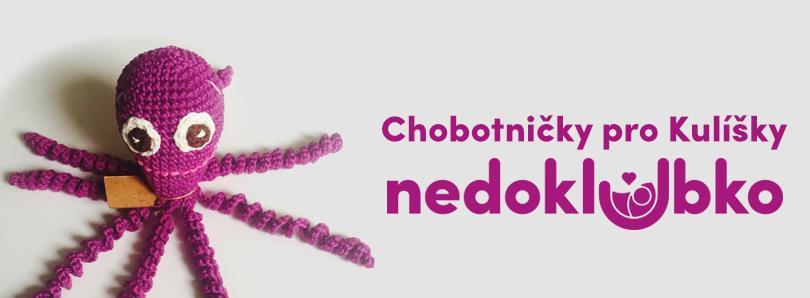 Projekt chobotničky pro Kulíšky chapadélka chobotniček připomínají nedonošeňátkům pupeční šňůru miminka