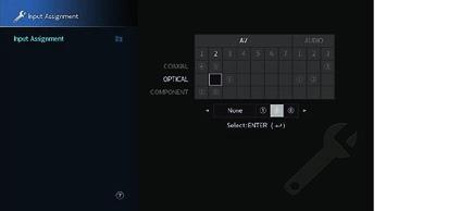 impedance reproduktorů připojených k přístroji (Pouze model pro Asii a Mezinárodní model) kroku ladění FM/AM frekvencí přístroje ID číslo systému Verze firmware instalovaného v přístroji Input