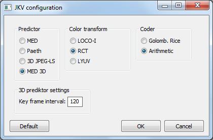 Obrázek 3.6: GUI konfigurační dialog 3.3.2 Filtr pro DirectShow Framework pracuje s grafem filtrů. Filtry lze rozdělit na zdrojové, transformační a renderovací.