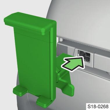 Technické údaje Držák je určený k upevnění tabletu o výšce min. 12,2 cm a max. 19,5 cm.