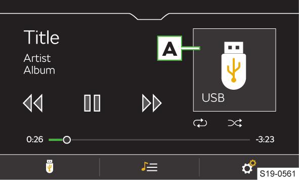 74 Infotainment Amundsen Média Zapnutí/vypnutí automatického přeladění DAB stanice na stejnou FM stanici Platí pro frekvenční pásmo DAB.