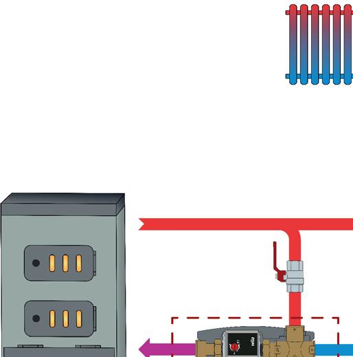 3. Schéma zapojení čerpadlové skupiny Regomat EA W 5/4 vyvažovací ventil 1) CSE MIX W 1F (16 219) nebo CSE MIX W 1M (16 082) nebo CSE MIX W 5/4F (16215) Montáž čerpadlové skupiny proveďte v souladu s