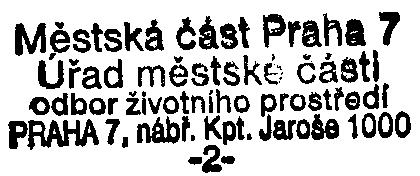 1022004 VÌC: Zahájení zjiš ovacího øízení k zámìru "Polyfunkèní objekt, Praha 7, v ul.
