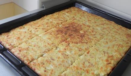 Slaná cuketová buchta Mezi nové recepty, které jsme museli vyzkoušet, nyní patří už i slaná buchta z