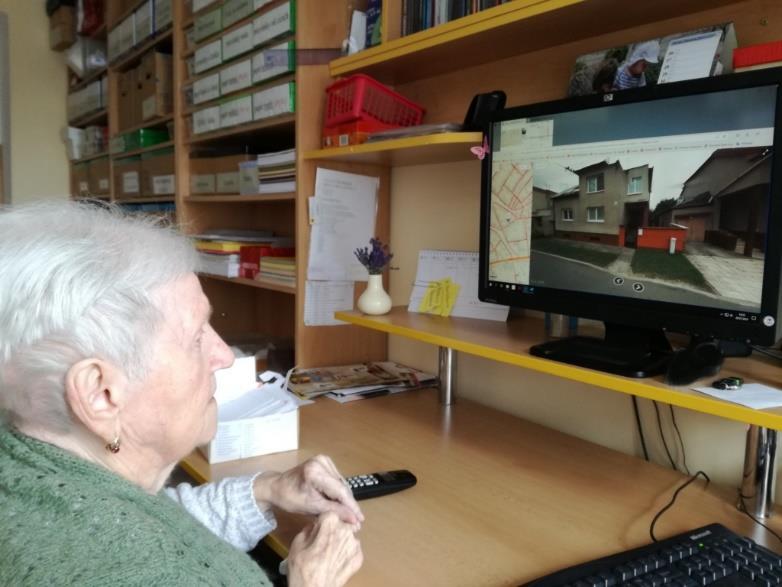 Virtuální prohlídka Starého Města Paní Staňková pochází ze Starého Města u Uherského Hradiště.