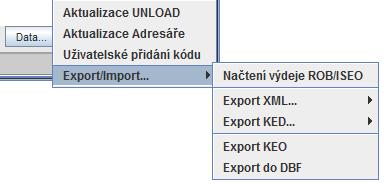 Vybrat vše Odznačit vše 113 - všechny záznamy v seznamu budou označeny jako vybrané - zruší se zaškrtnutí všech záznamů. Po stisknutí tl. OK dojde k přípravě záznamů pro aktualizaci Adresáře.