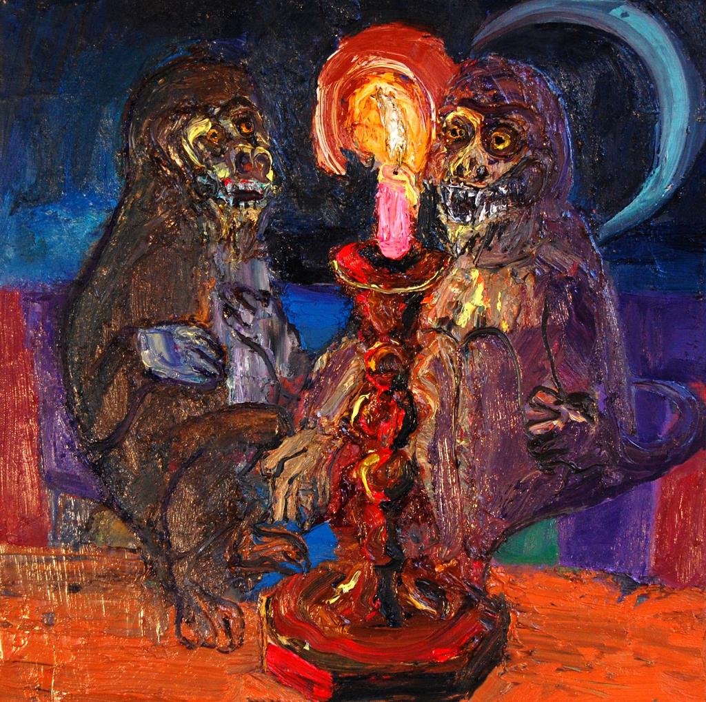 Two Monkeys (Night Creatures),