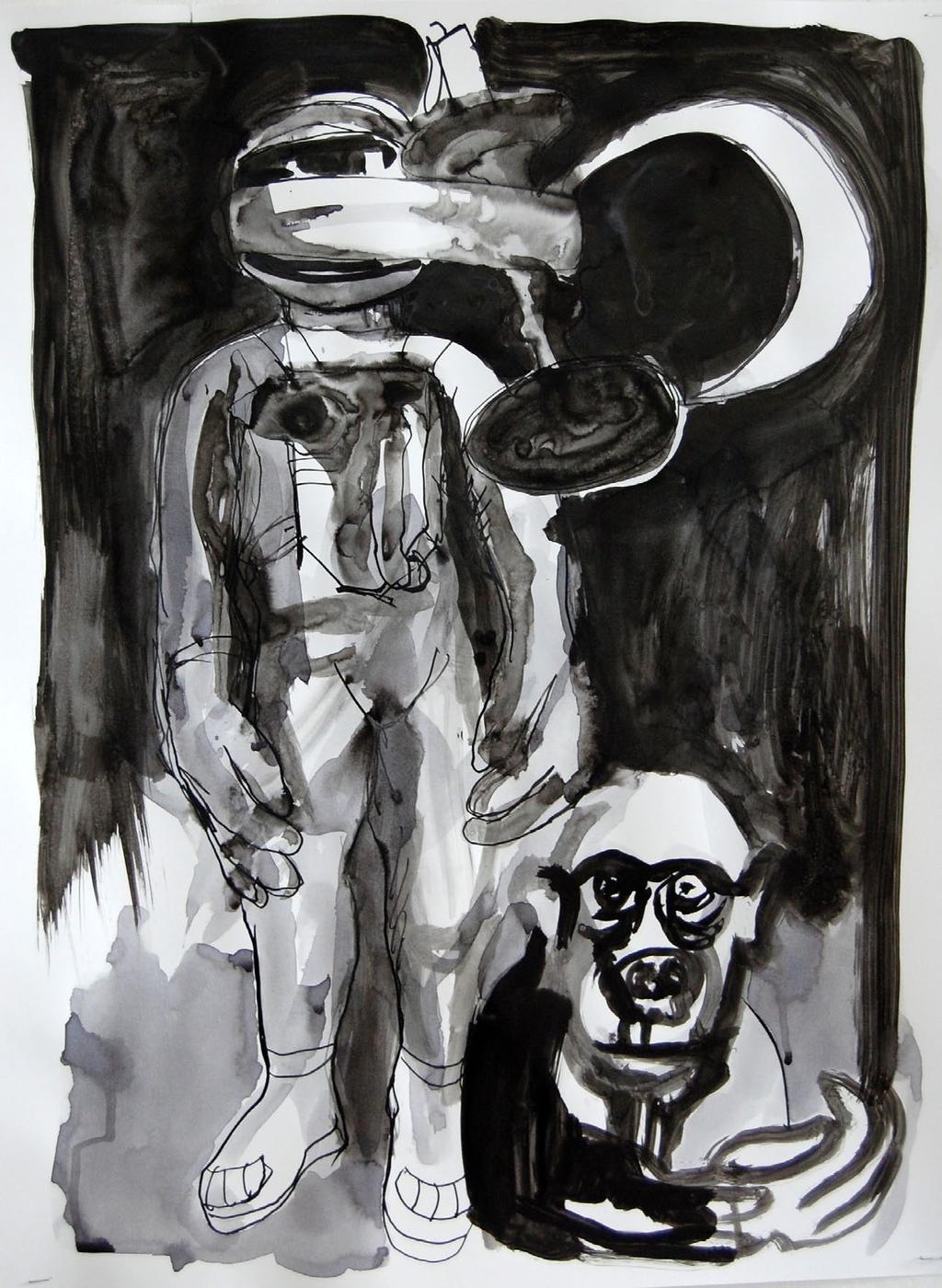 Astronaut, Candlestick and
