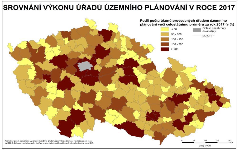 úkonů úřadů územního plánovaní všech stavebních úřadů v