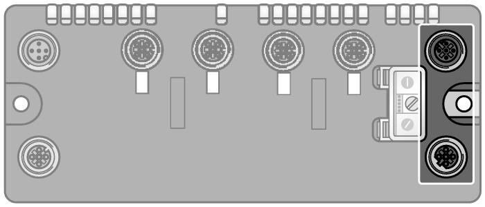 Schéma zapojení Ethernet Sběrnicový kabel (IP67, například):rssd RSSD 441-2MIdent.č.