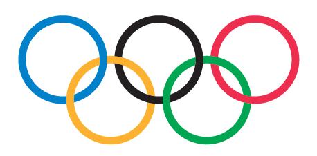 Olympijské kruhy Olympijské kruhy, navržené v roce 1931, představují spojení pěti světových kontinentů a