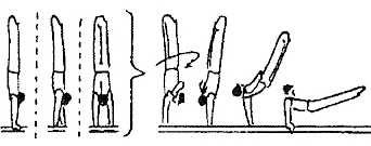 Skupina 1: Prvky ve vzporu a vzporem na obou žerdích 49. 50. 51. Zákmihem obrat (180º) souruč a kolo roznožmo vzad do vzporu 52.