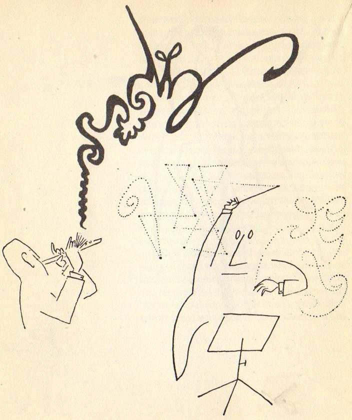 Galérie / Saul Steinberg: Hudba, která je vidět Kdo by to kdy řekl, že flétnistovu hudbu lze i pozorovat?