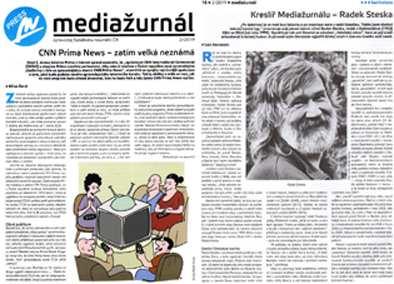 Portrét / Radek Steska Kreslířem Mediažurnálu č. 2/2019 Radek Steska Po tatínkovi je ve mně kus Valacha a po mamince mám v sobě Vysočinu.