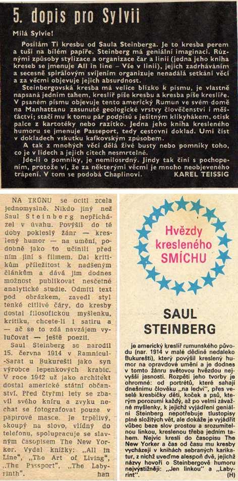 Tak; zde nahoře a zde vedle vidíte ony avízované materiály. Konečně koncem zmíněných 60.