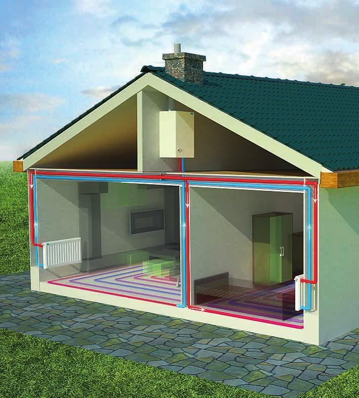 uživatelské ovládání, y ekvitermní regulace, y dálkové ovládání s obousměrnou komunikací OpenTherm y Eco / omfort ohřev teplé užitkové vody (TUV), y nízká spotřeba paliva (plynu), y vysoká účinnost a