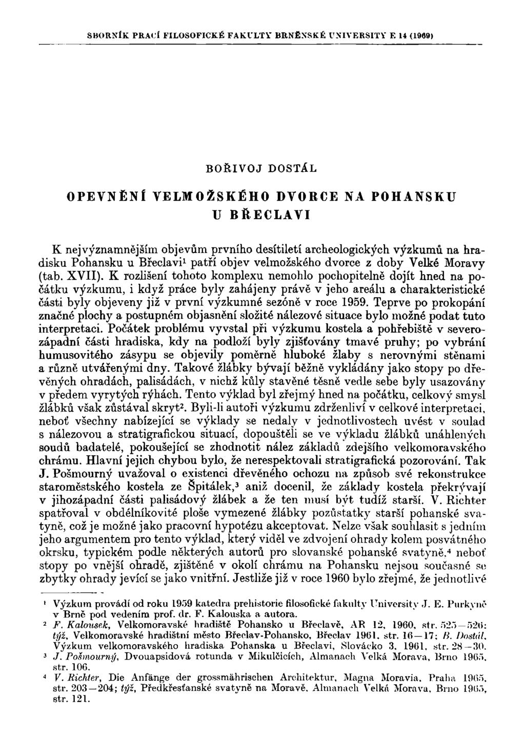 SBORNÍK PRACÍ FILOSOFICKÉ FAKULTY* BRNÉXSKÉ UNIVERSITY F.