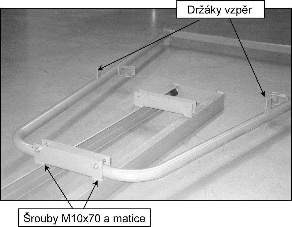 zajistěte maticí.