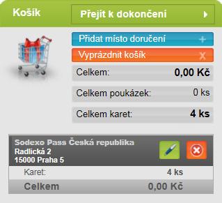 Přejděte k dokončení objednávky přes košík Způsob platby a dopravy - Zde si můžete zvolit způsob platby a dopravy Vaší zásilky.