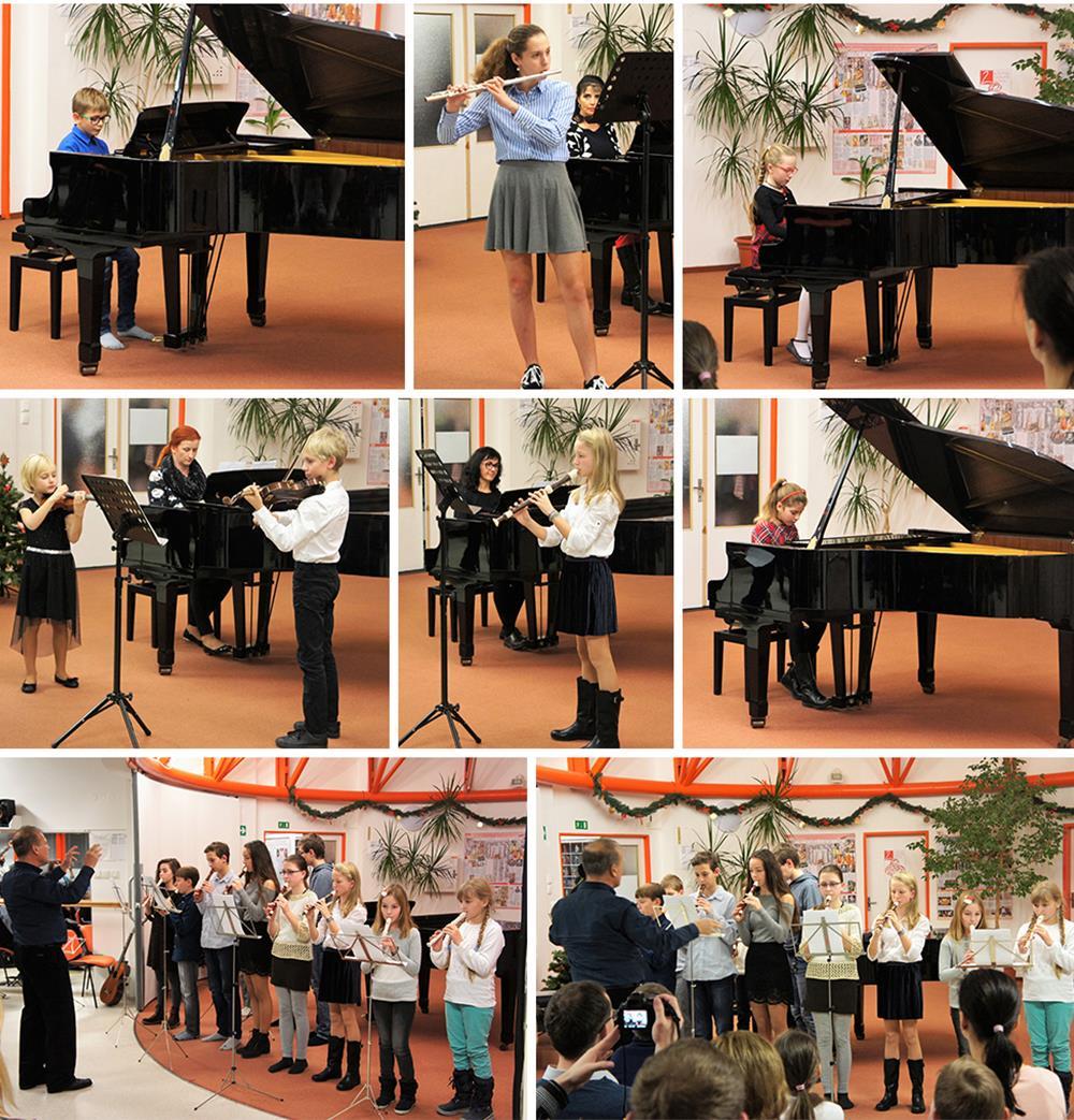 Foto: Z hudebních večerů letošního školního roku Šestý hudební večer žáků ZUŠ, se uskutečnil v Komorním sále ZUŠ Čejkovická 4. prosince 2018. Vystoupení žáků má vždy několik hlavních cílů.